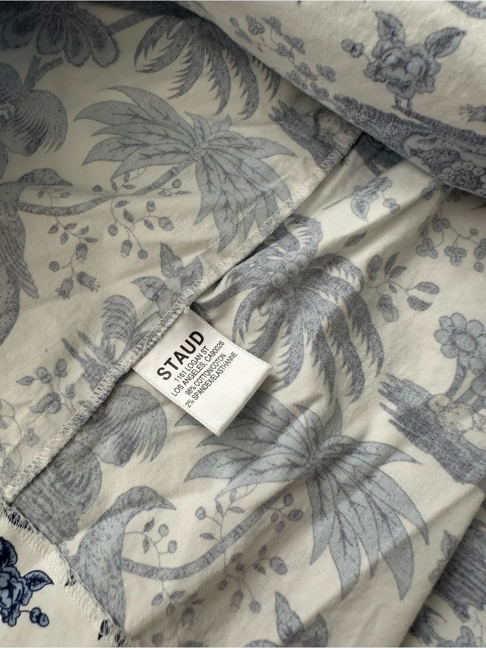 Staud Sea Skirt in Blue Toile size 0 - Picture 11 of 12